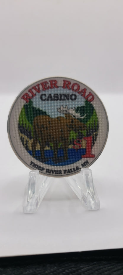 River Road Casino Thief River Falls Minnesota $1 Chip