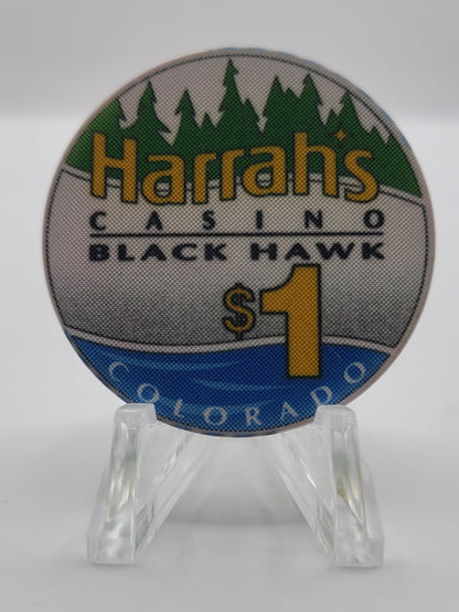 Harrah's Casino Blackhawk Colorado 1993 $1 Chip