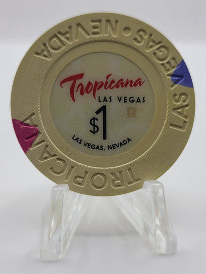 Tropicana Hotel Casino Las Vegas Nevada 2013 $1 Chip D1198