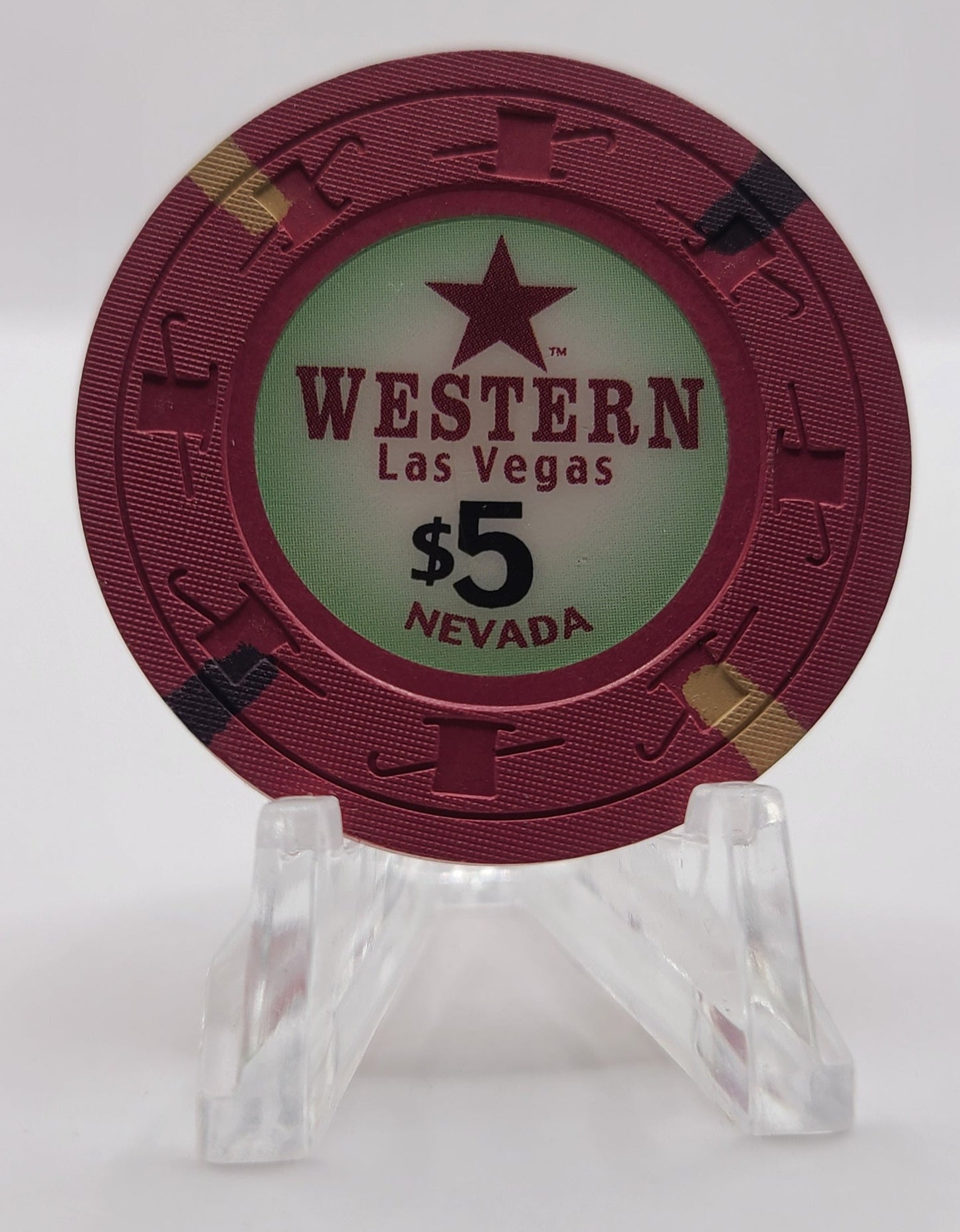 Western Casino Las Vegas Nevada 2008 $5 Chip E8432