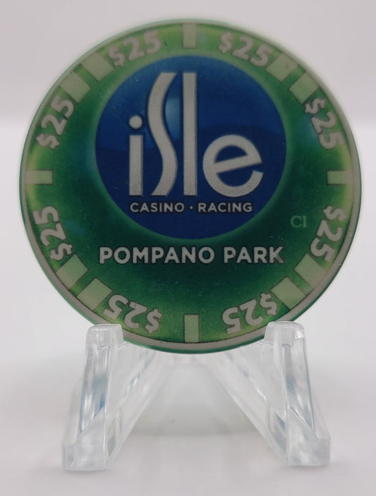 Isle Casino/Pompano Park Racing Pompano Beach Florida $25 Chip