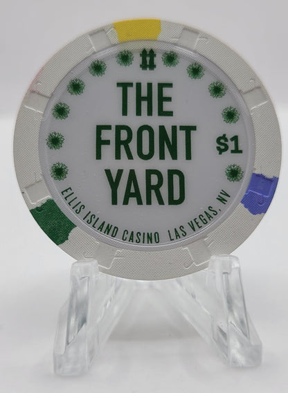 Ellis Island Casino Las Vegas Nevada "The Front Yard" 2020 $1 Chip D2981