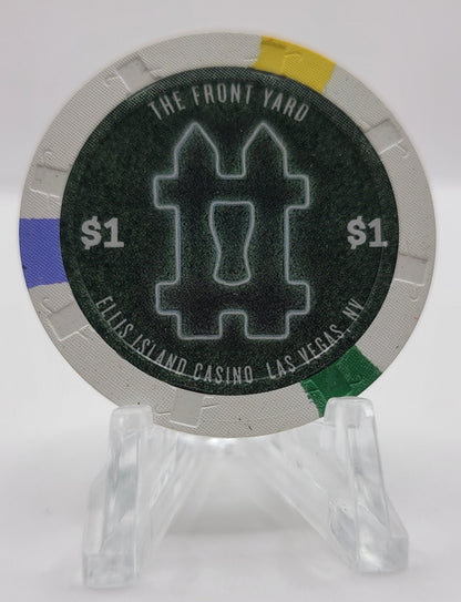 Ellis Island Casino Las Vegas Nevada "The Front Yard" 2020 $1 Chip D2981