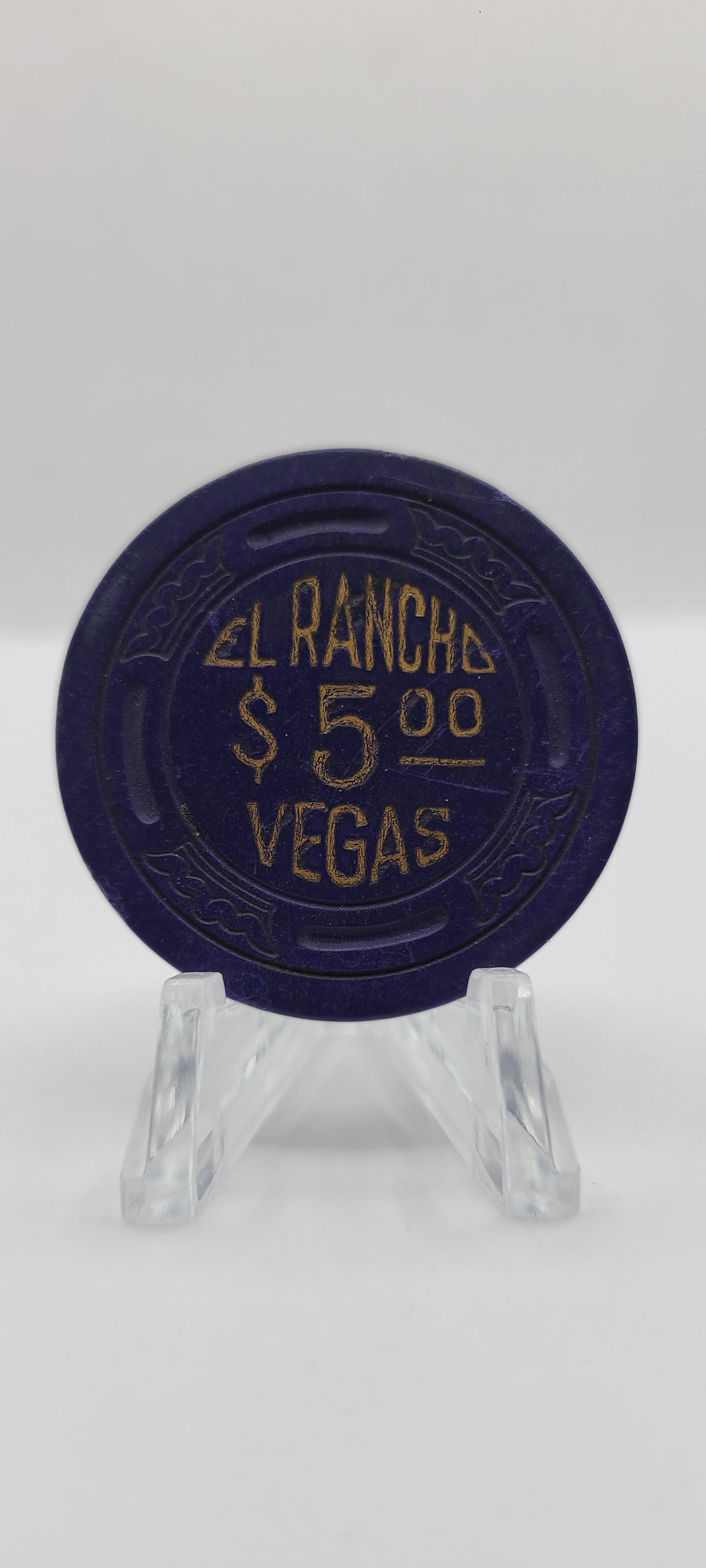 El Rancho Vegas Las Vegas Nevada 1949 $5 Chip N1562