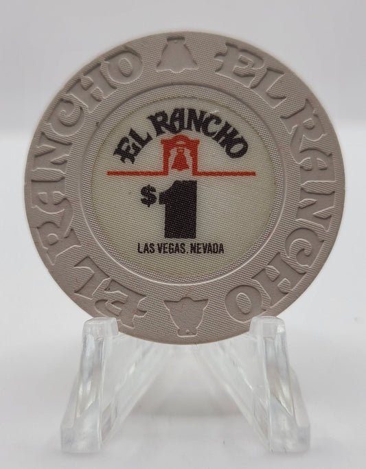 El Rancho Hotel Casino Las Vegas Nevada 1982 $1 Chip N1557