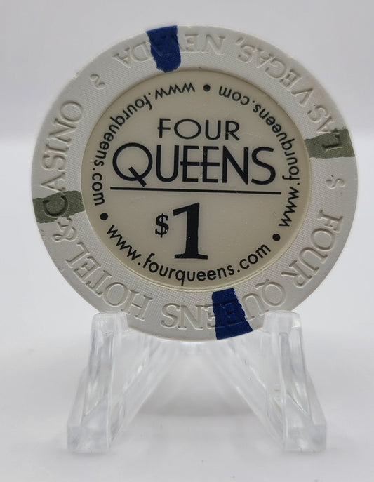 Four Queens Hotel Casino Las Vegas Nevada 2002 $1 Chip E0513