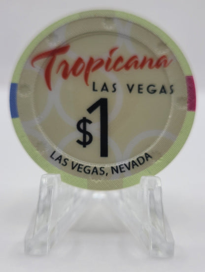 Tropicana Hotel Casino Las Vegas 2012 $1 Chip D0418