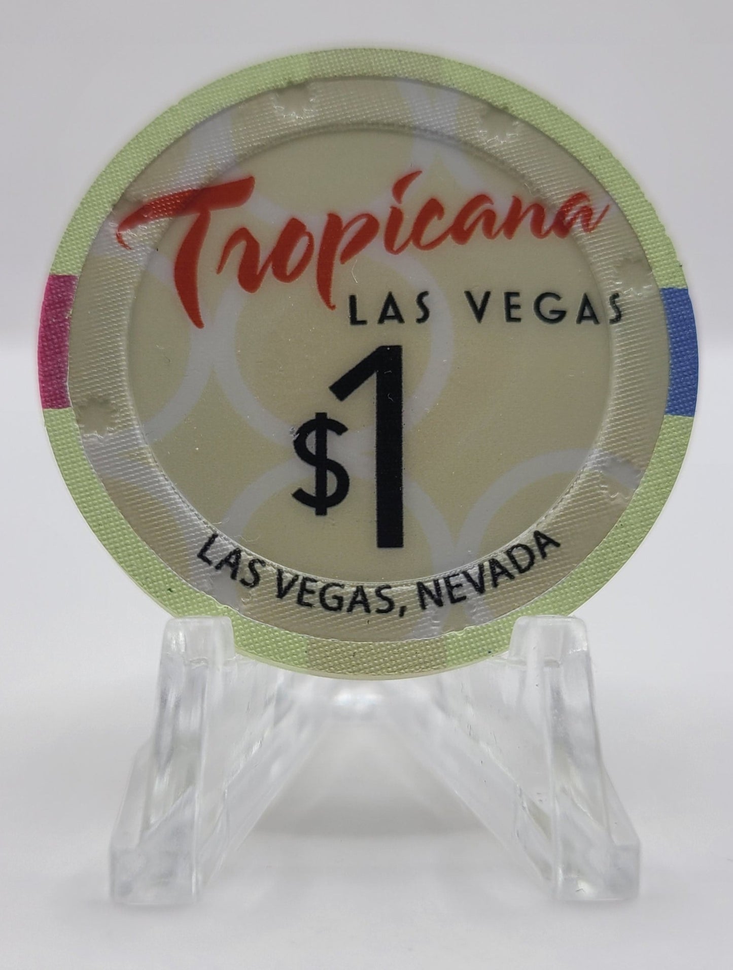 Tropicana Hotel Casino Las Vegas 2012 $1 Chip D0418