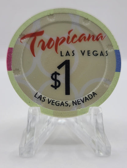 Tropicana Hotel Casino Las Vegas 2012 $1 Chip D0418