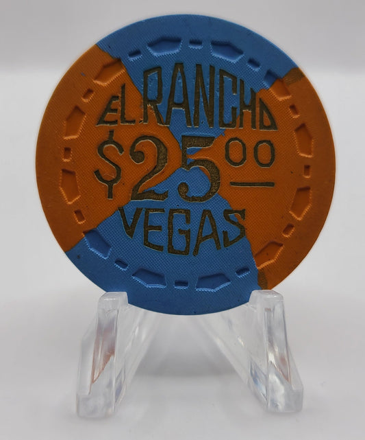 El Rancho Vegas Las Vegas Nevada 1950 $25 Chip N1565