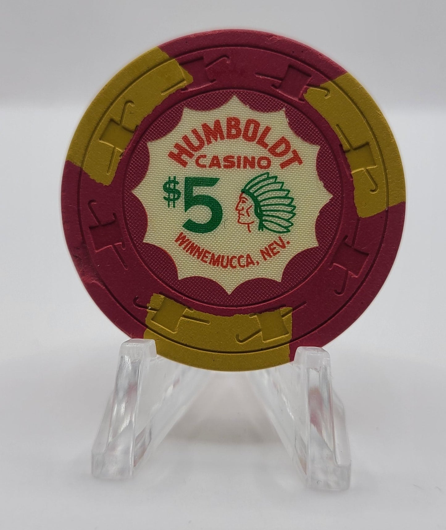 Humboldt Casino Winnemucca Nevada 1958 $5 Chip N6795