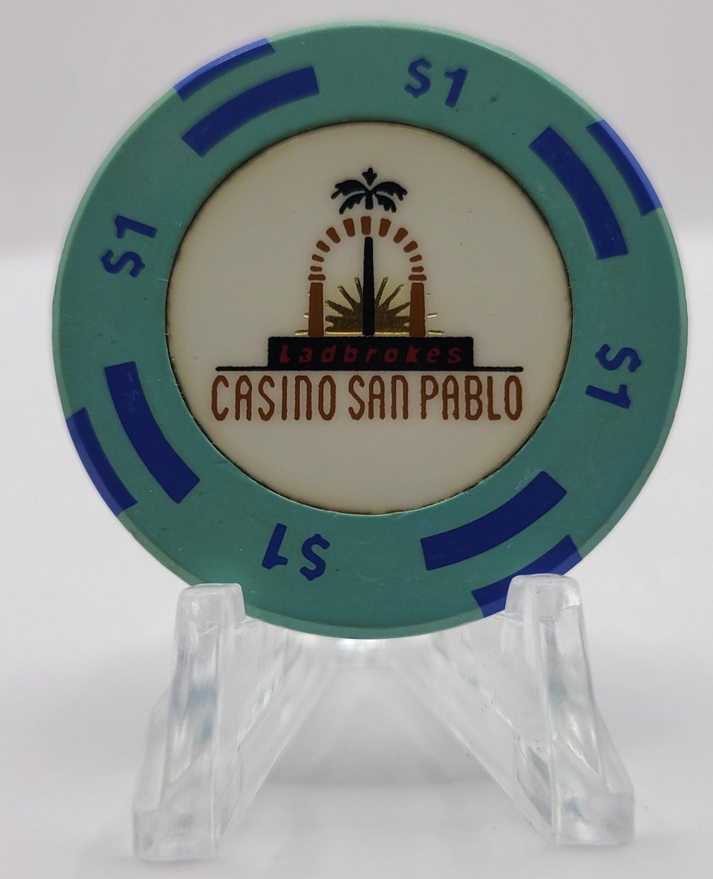 Casino San Pablo San Pablo California $1 Chip