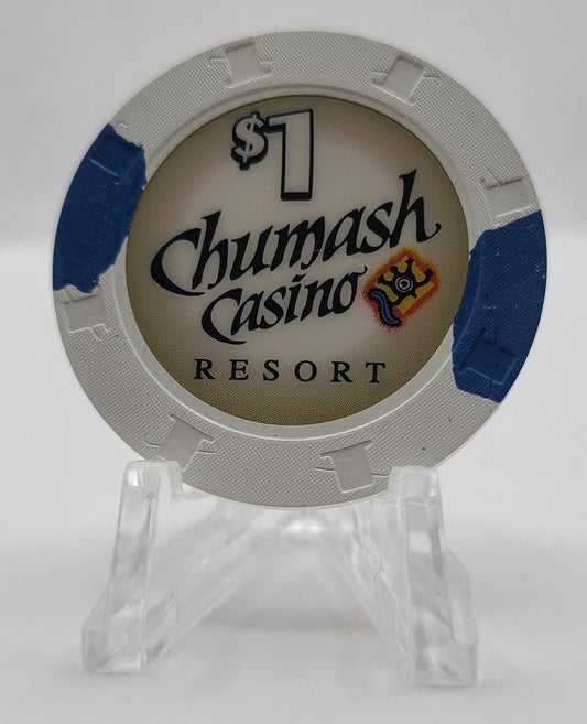 Chumash Casino Santa Ynez California $1 Chip