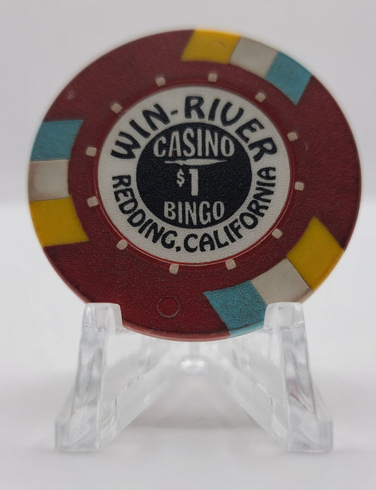 Win-River Casino Redding California $1 Chip