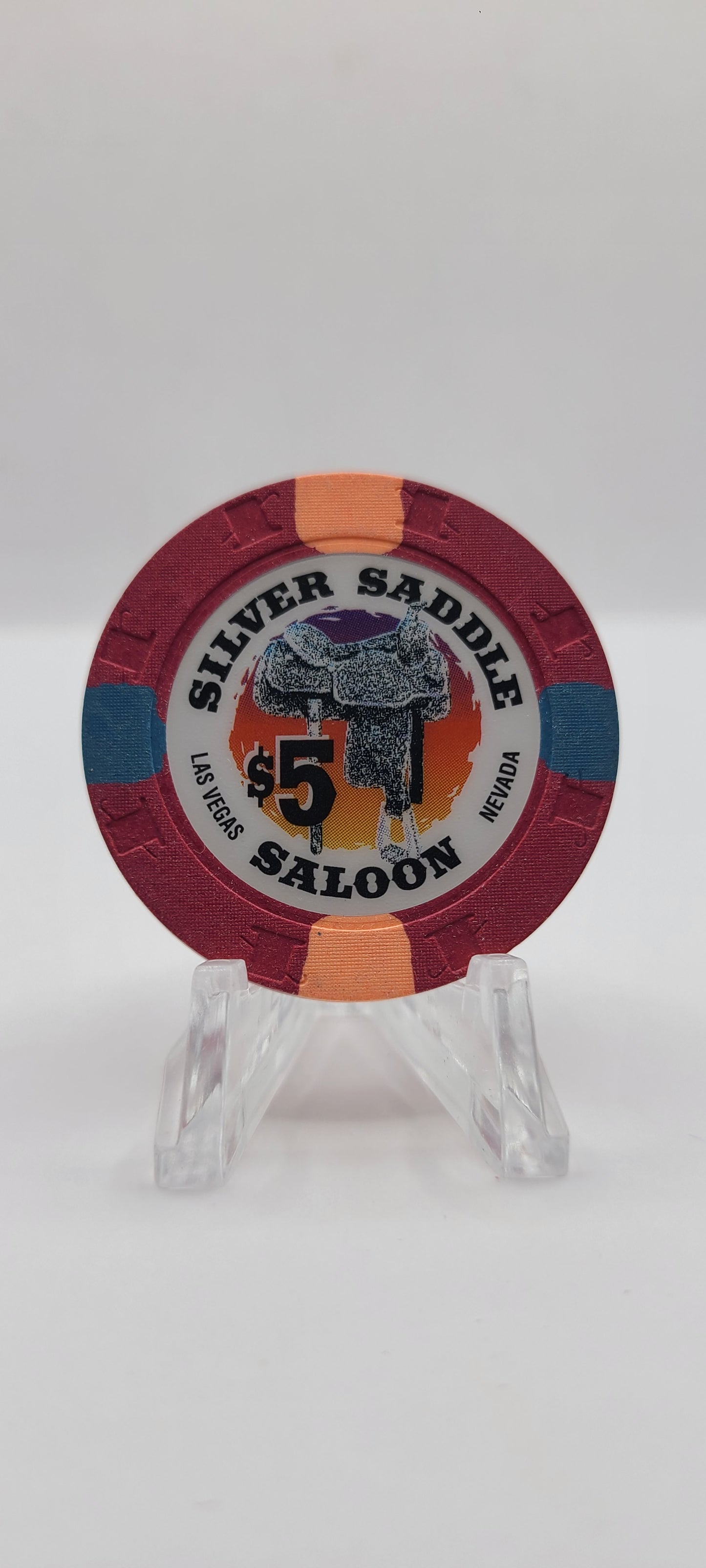 Silver Saddle Saloon Las Vegas Nevada 1997 $5 Chip N9109