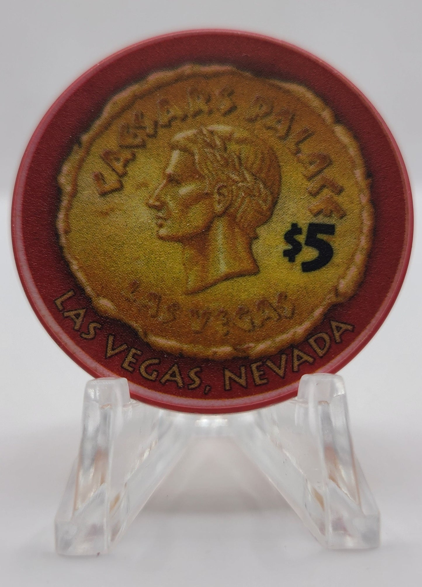 Caesars Palace Casino Las Vegas Nevada 2001 "35 Year Anniversary" $5 Chip V8137