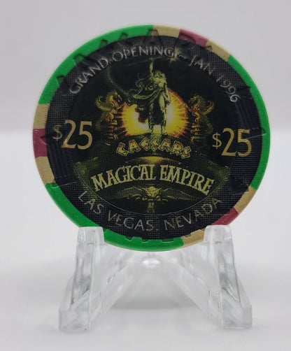 Caesars Palace Casino Las Vegas Nevada 1996 $25 "Magical Empire" Chip N8040 Some wear