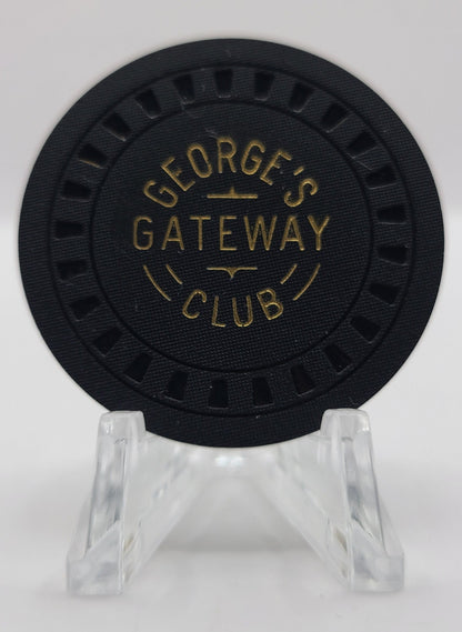 Gateway Club "George's" Lake Tahoe Nevada 1952 $100 Chip N5081