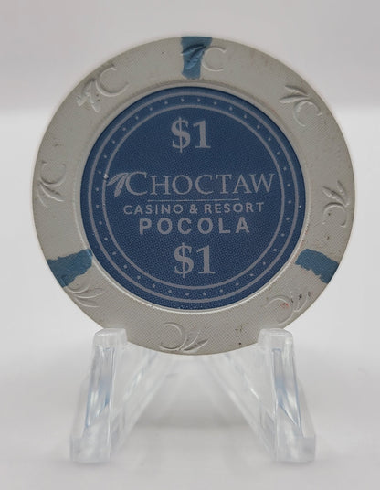 Choctaw Casino & Resort Pocola Oklahoma $1 Casino Chip