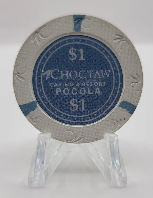 Choctaw Casino & Resort Pocola Oklahoma $1 Casino Chip