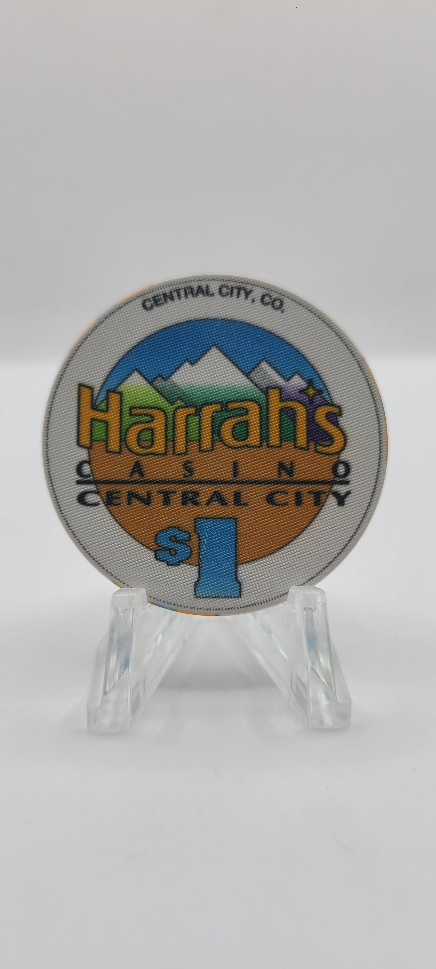 Harrah's Casino Central City Colorado 1993 $1 Chip