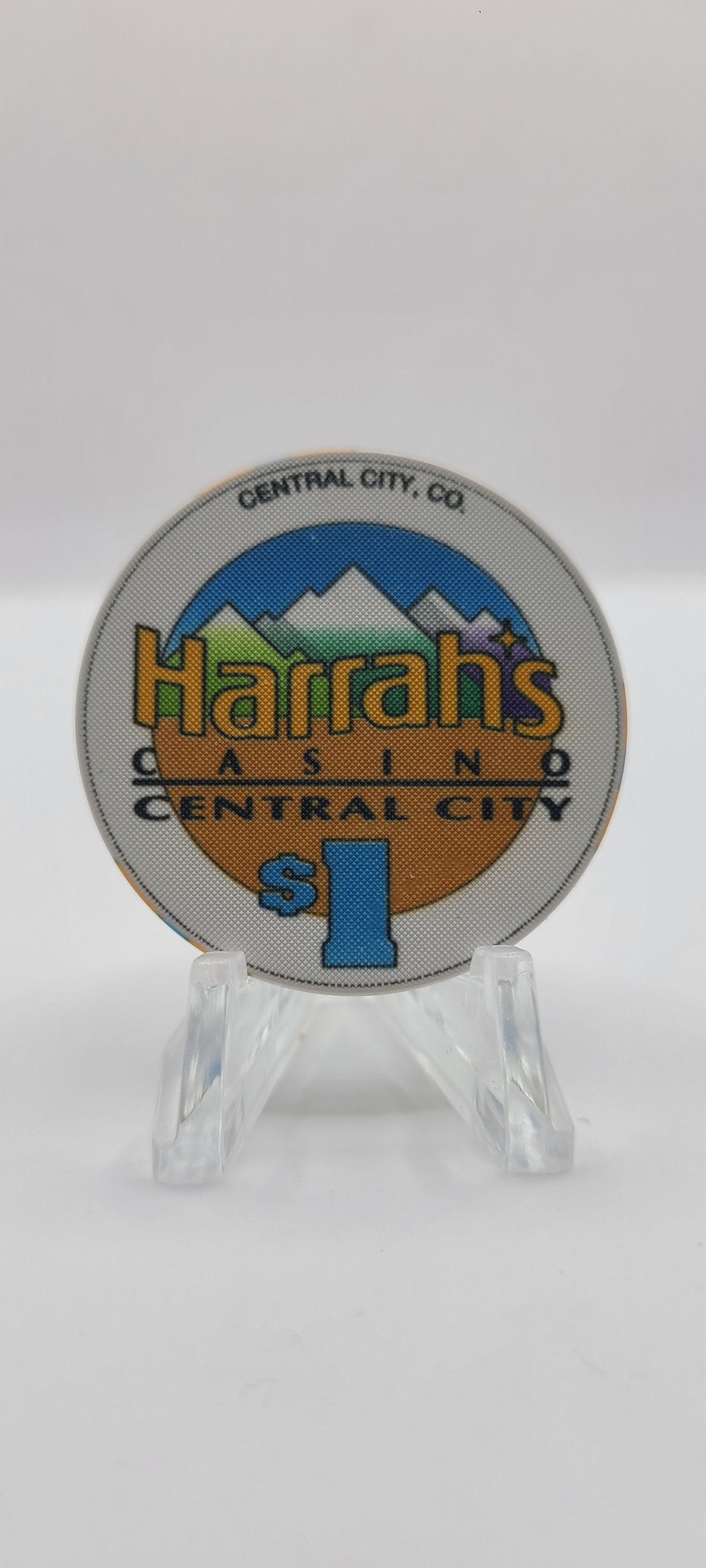 Harrah's Casino Central City Colorado 1993 $1 Chip