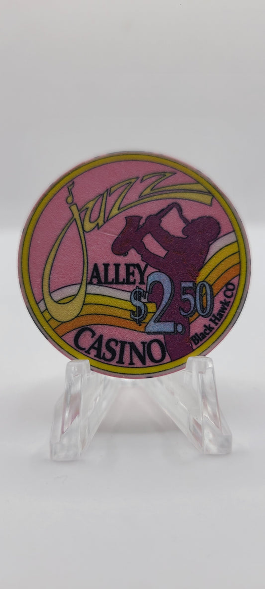 Jazz Alley Black Hawk Colorado $2.50 Chip