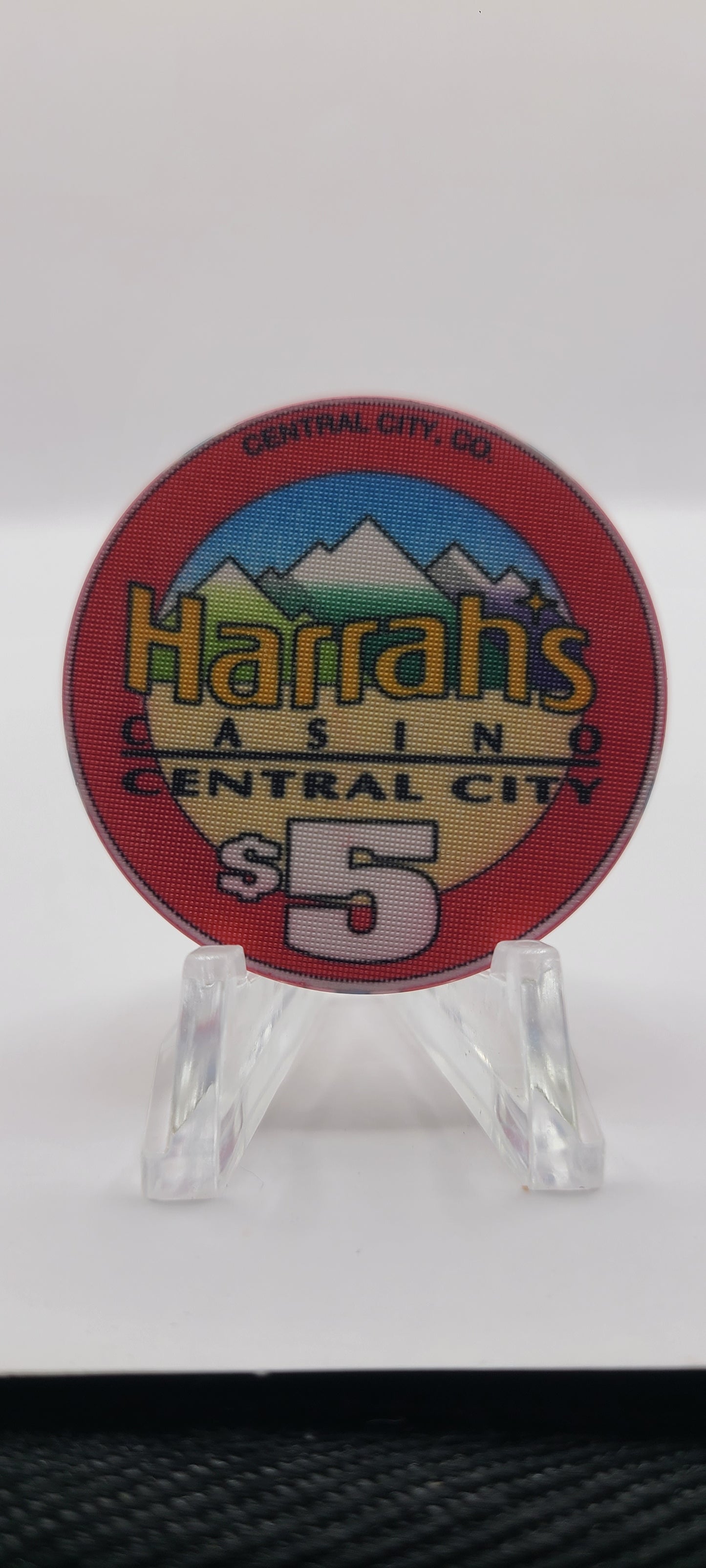 Harrah's Casino Central City Colorado 1993 $5 Chip