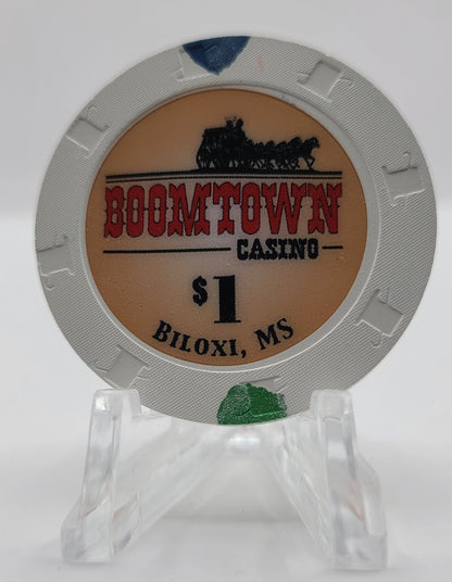 Boomtown Casino Biloxi Mississippi $1 Chip "UNCIRCULATED"