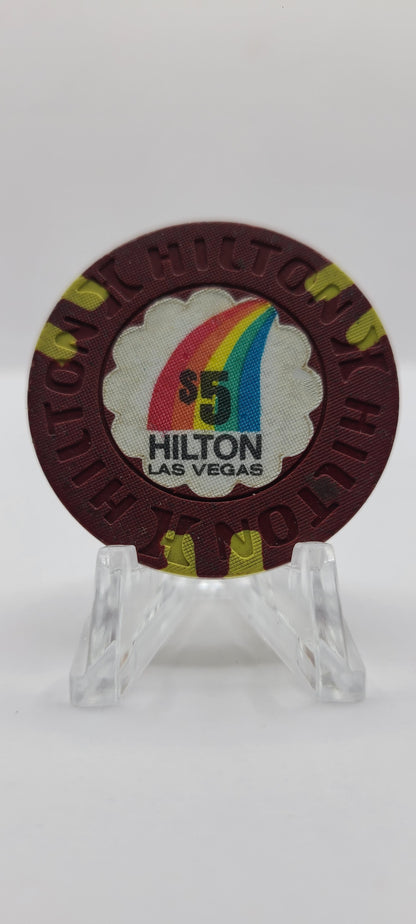 Las Vegas Hilton Las Vegas Nevada 1979 $5 Chip N1858