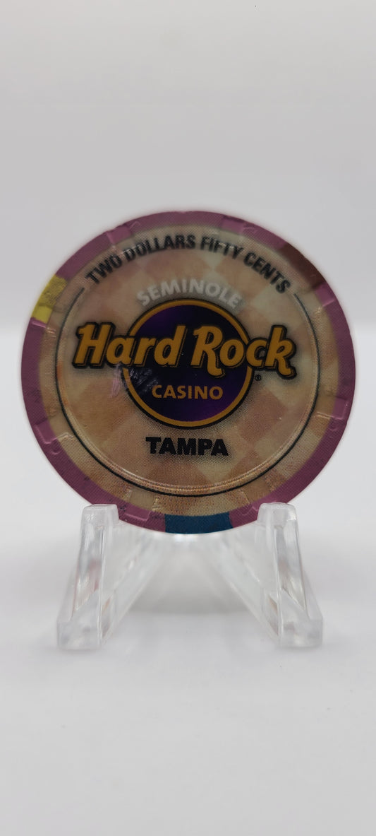 Seminole Hard Rock Casino Tampa Florida 2008 $2.50 Chip