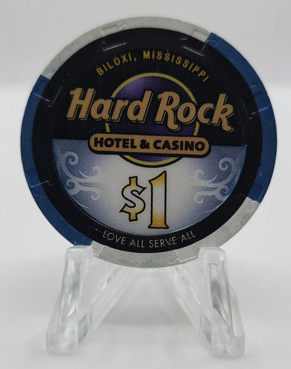 Hard Rock Casino Biloxi Mississippi 2007 $1 Chip