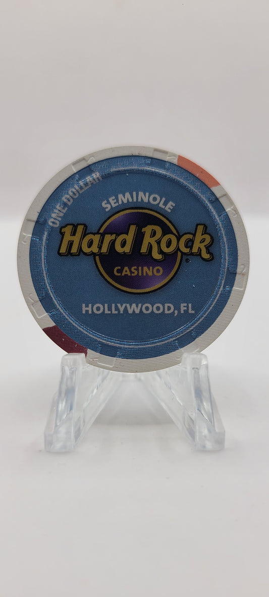 Seminole Hard Rock Casino Hollywood Florida 2008 $1 Chip