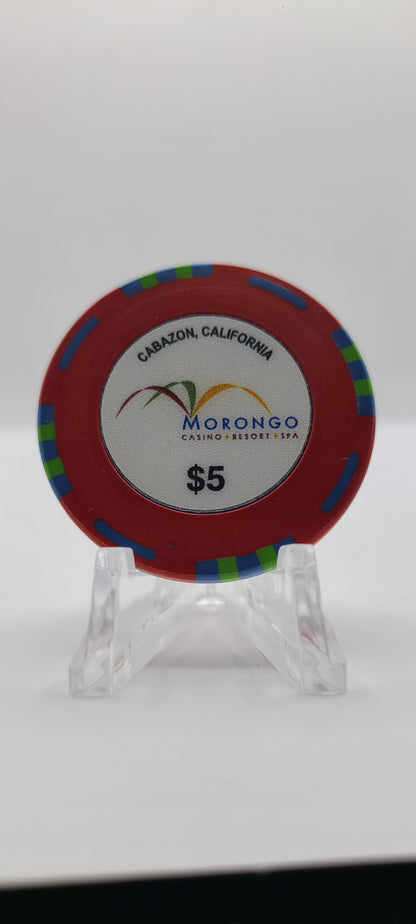 Morongo Casino Cabazon California $5 Chip