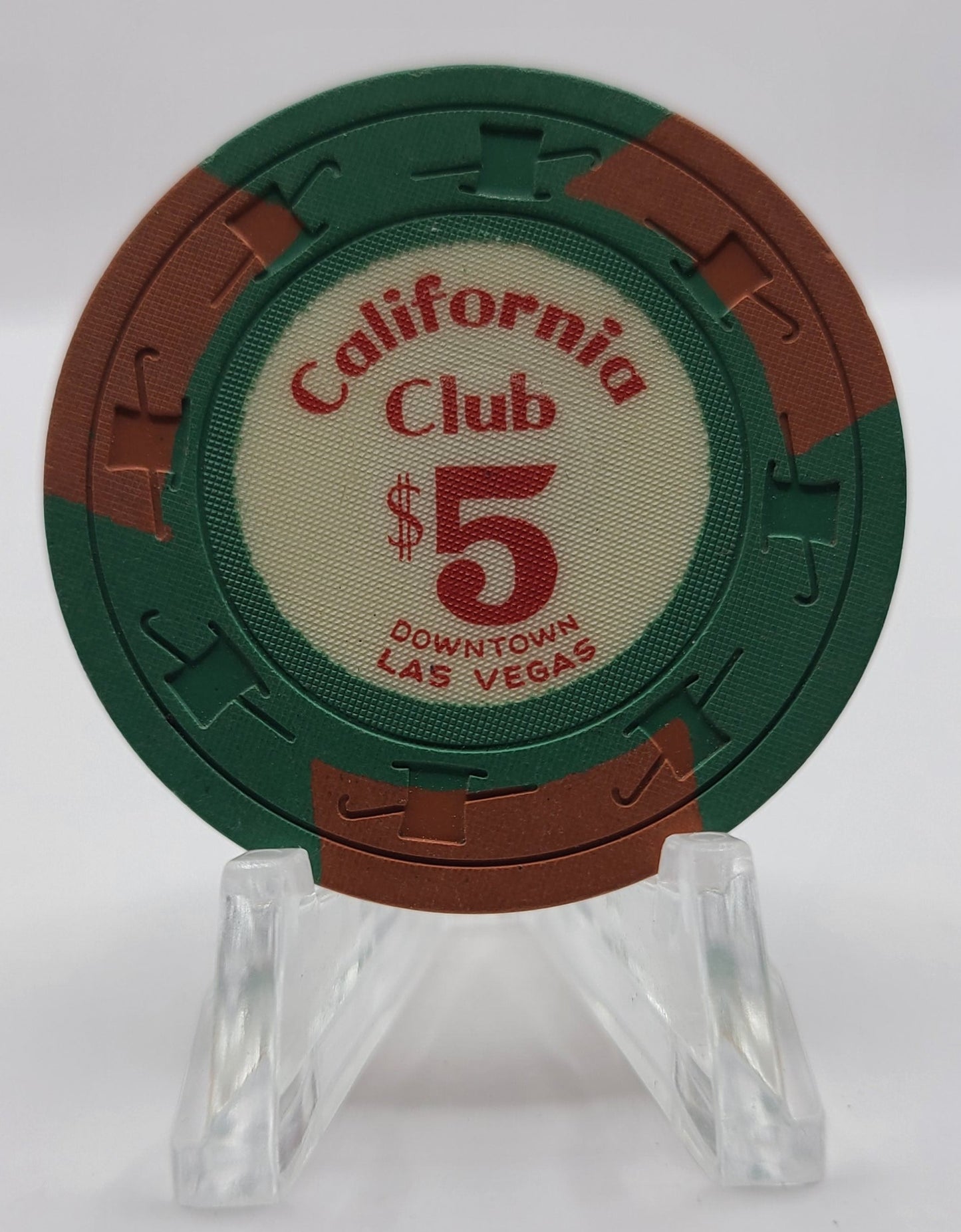 California Club Casino Las Vegas Nevada 1964 $5 Chip N3752