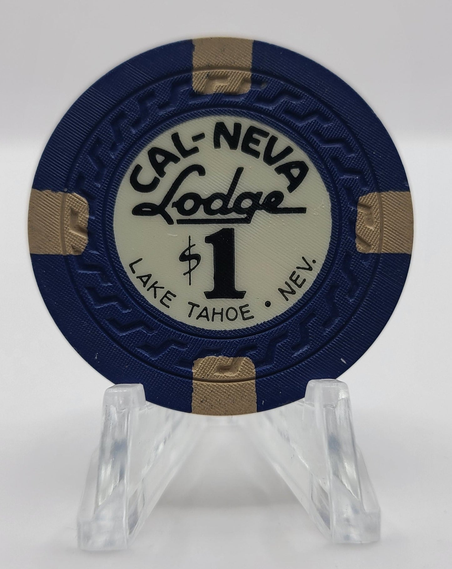 Cal-Neva Lodge Lake Tahoe Nevada 1958 $1 Chip N6571