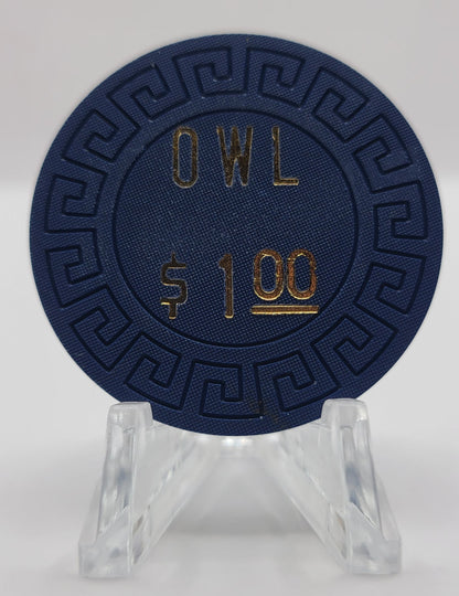 Owl Club Battle Mountain Nevada 1970's $1 Chip V1271