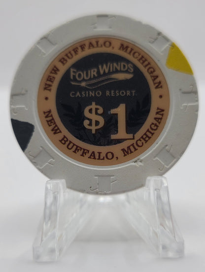 Four Winds Casino New Buffalo Michigan $1 Chip