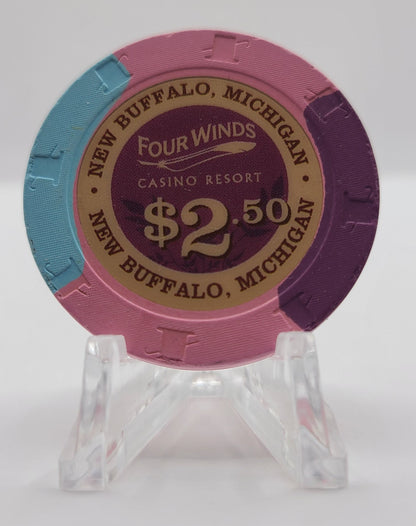 Four Winds Casino New Buffalo MI, $2.50 Chip