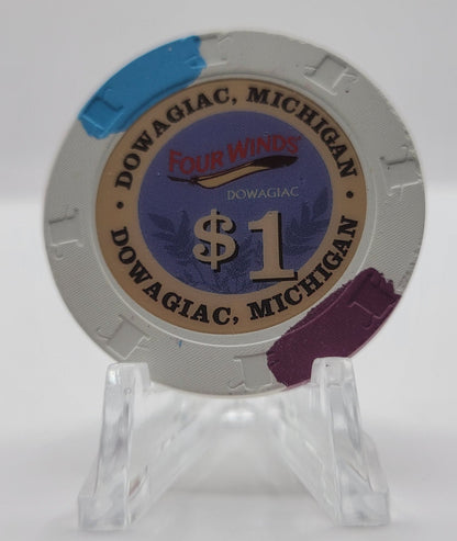 Four Winds Casino "Dowagiac" MI 2013 $1 Chip