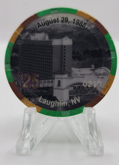 Harrah's Casino Laughlin Nevada 2008 "20th Anniversary" $25 Chip E8479