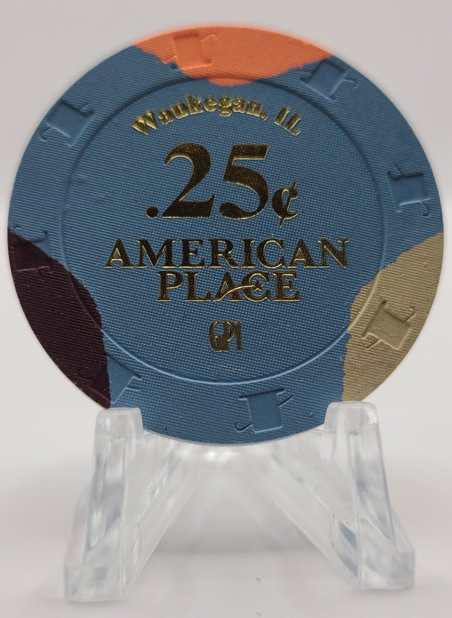 American Place Casino Waukegan IL  $.25 Chip