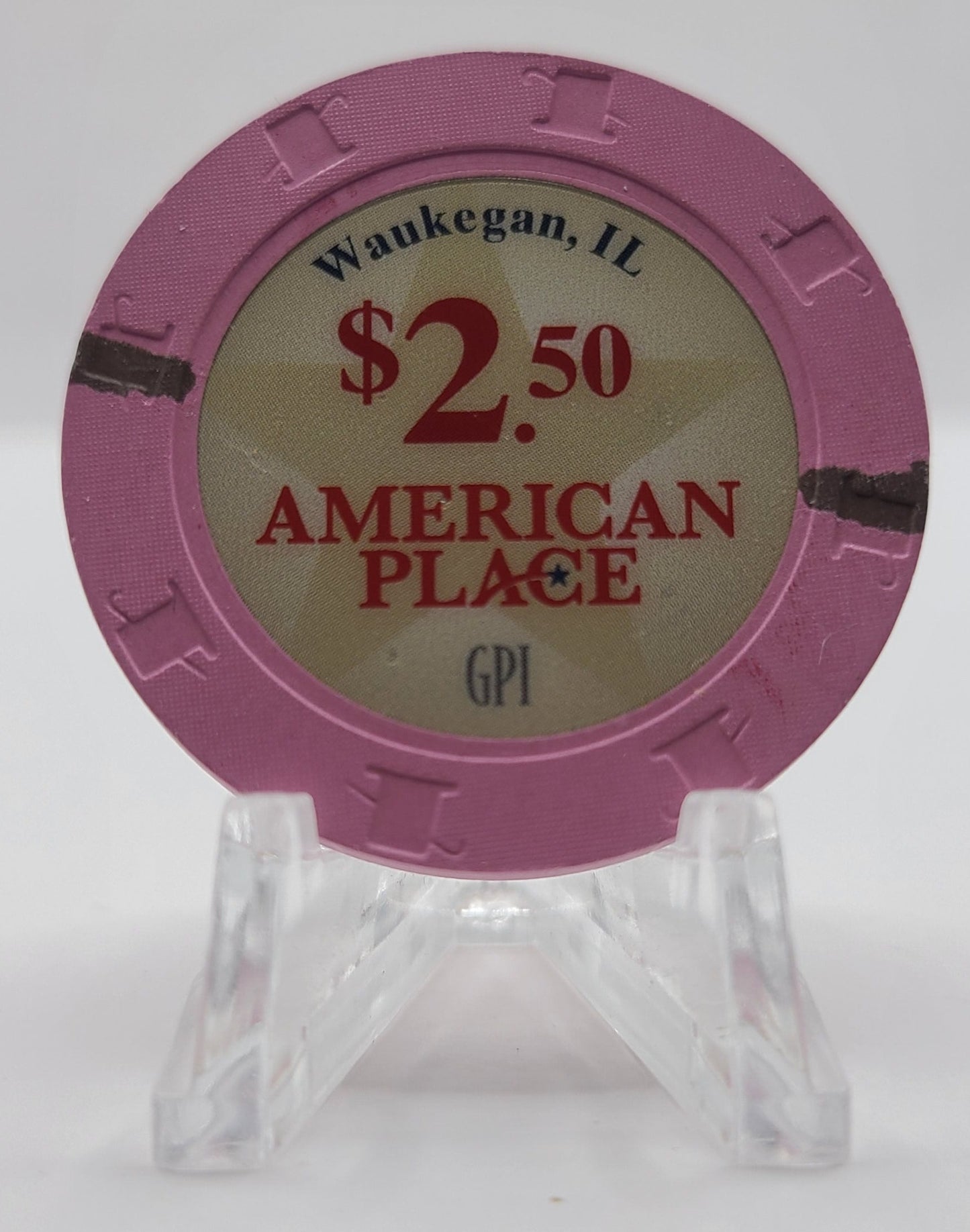 American Place Casino Waukegan IL  $2.50  Chip