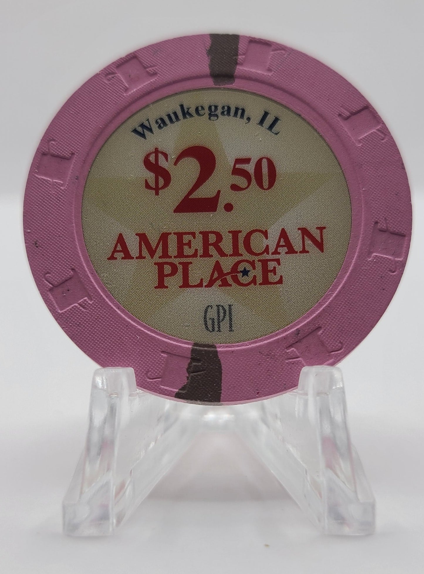 American Place Casino Waukegan IL  $2.50  Chip