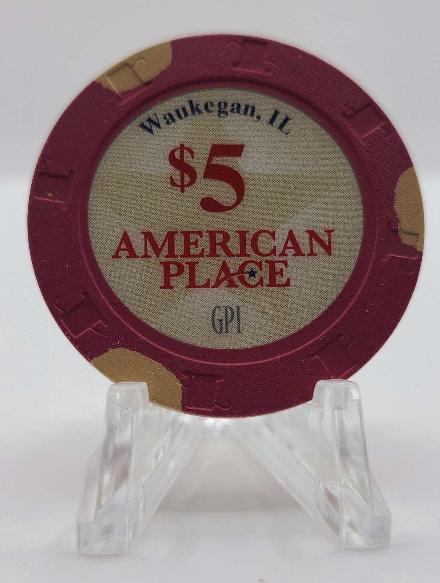 American Place Casino Waukegan IL  $5 Chip