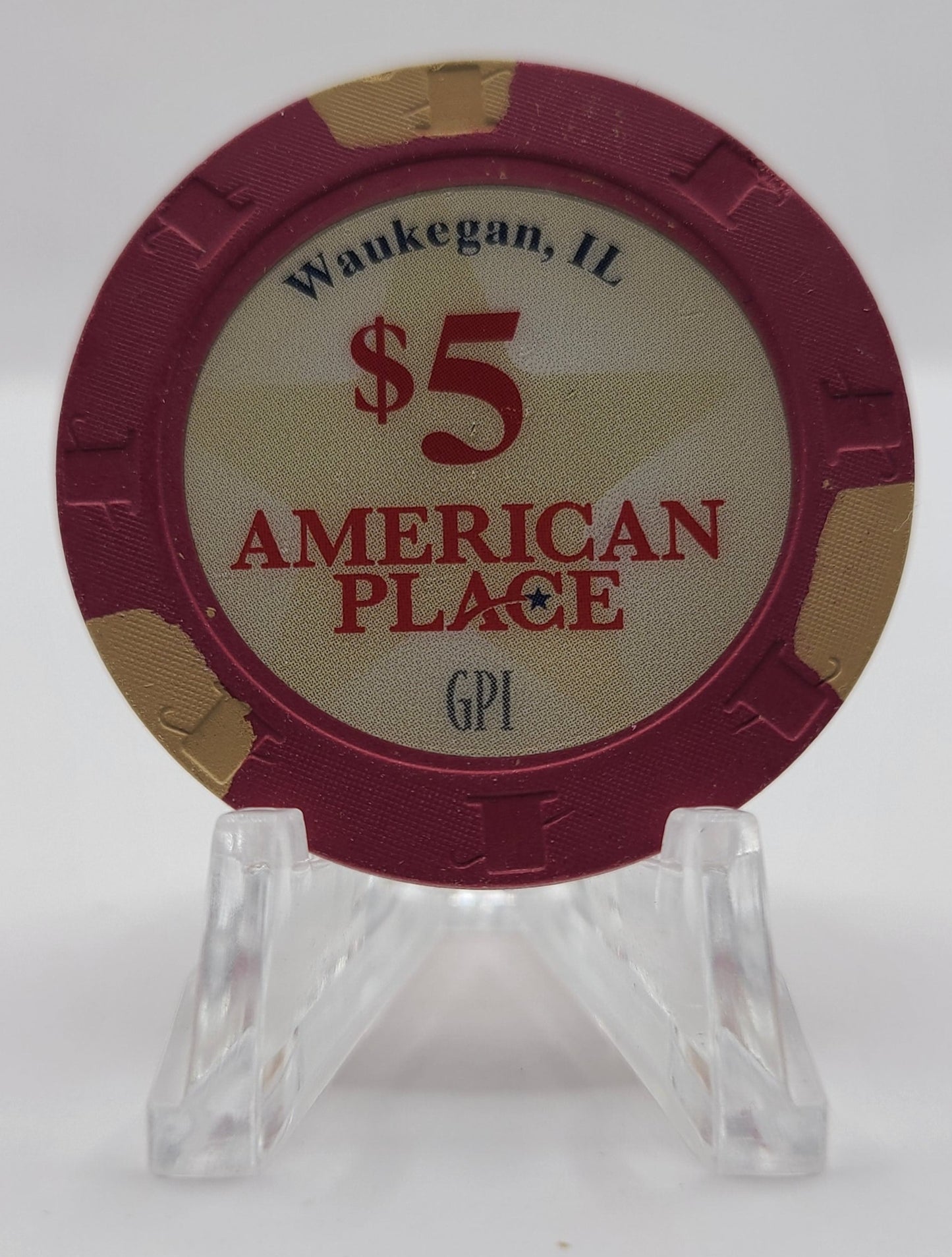 American Place Casino Waukegan IL  $5 Chip