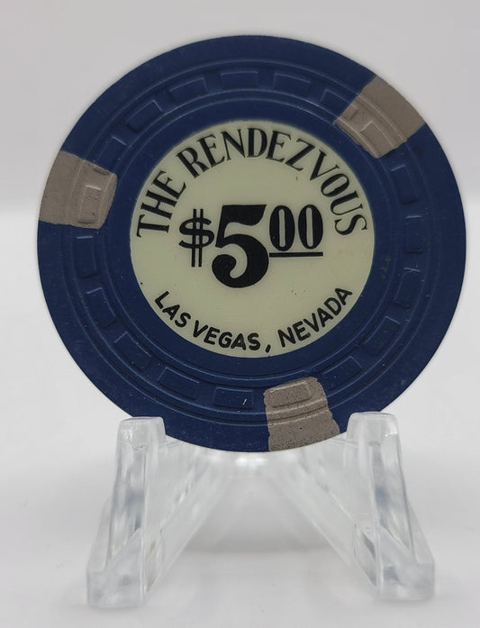 The Rendezvous Casino Las Vegas Nevada 1960 $5 Chip