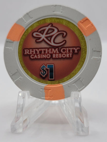 Rhythm City Casino Davinport Iowa 2021 $1 Chip