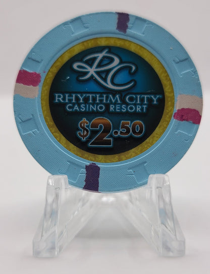 Rhythm City Casino Davinport Iowa 2021 $2.50 Chip