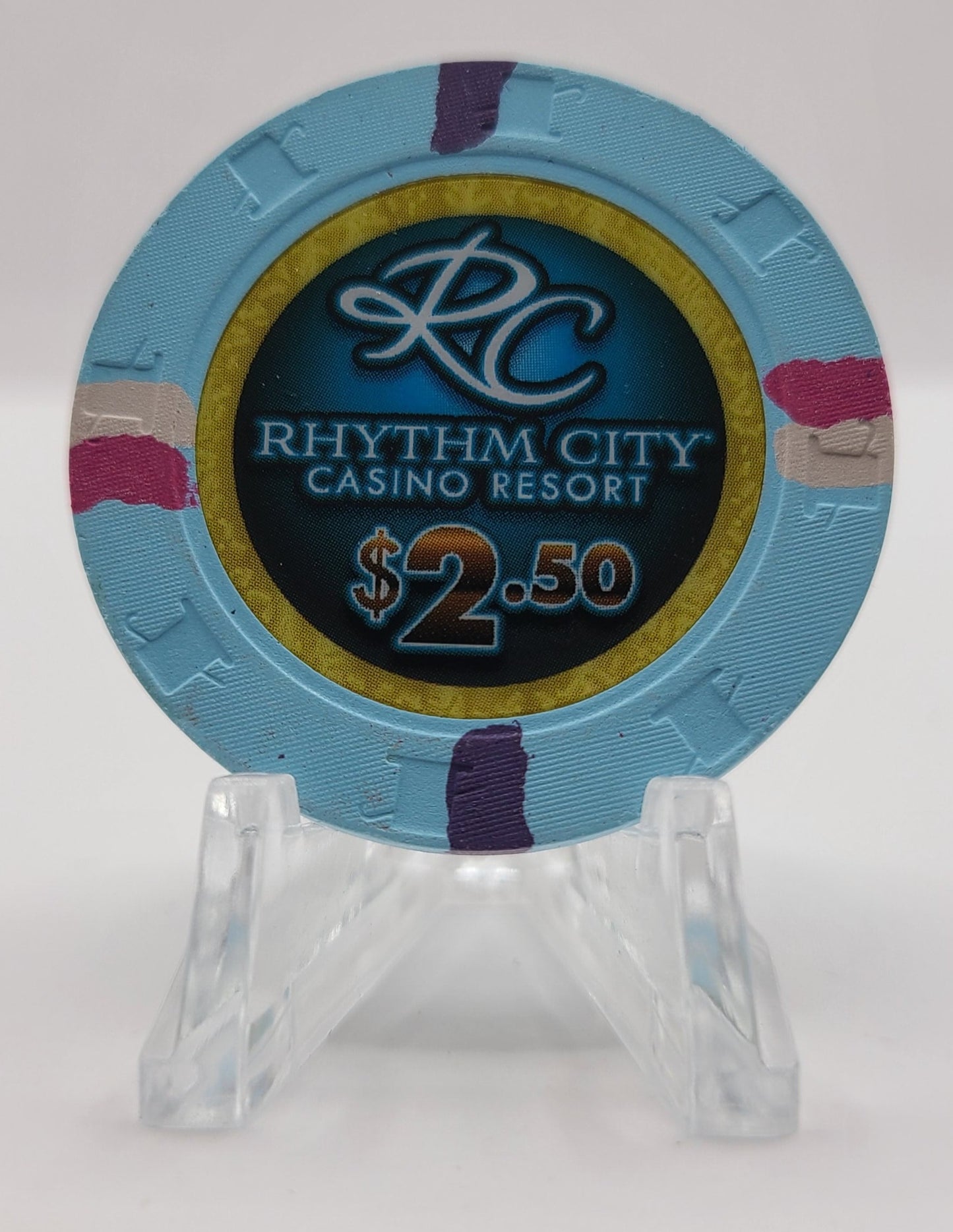 Rhythm City Casino Davinport Iowa 2021 $2.50 Chip